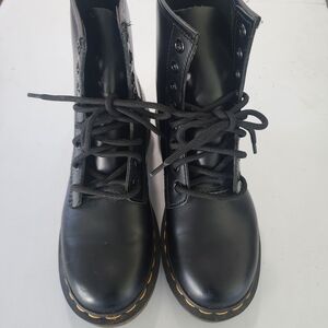 Dr. Martens Black Combat Boots